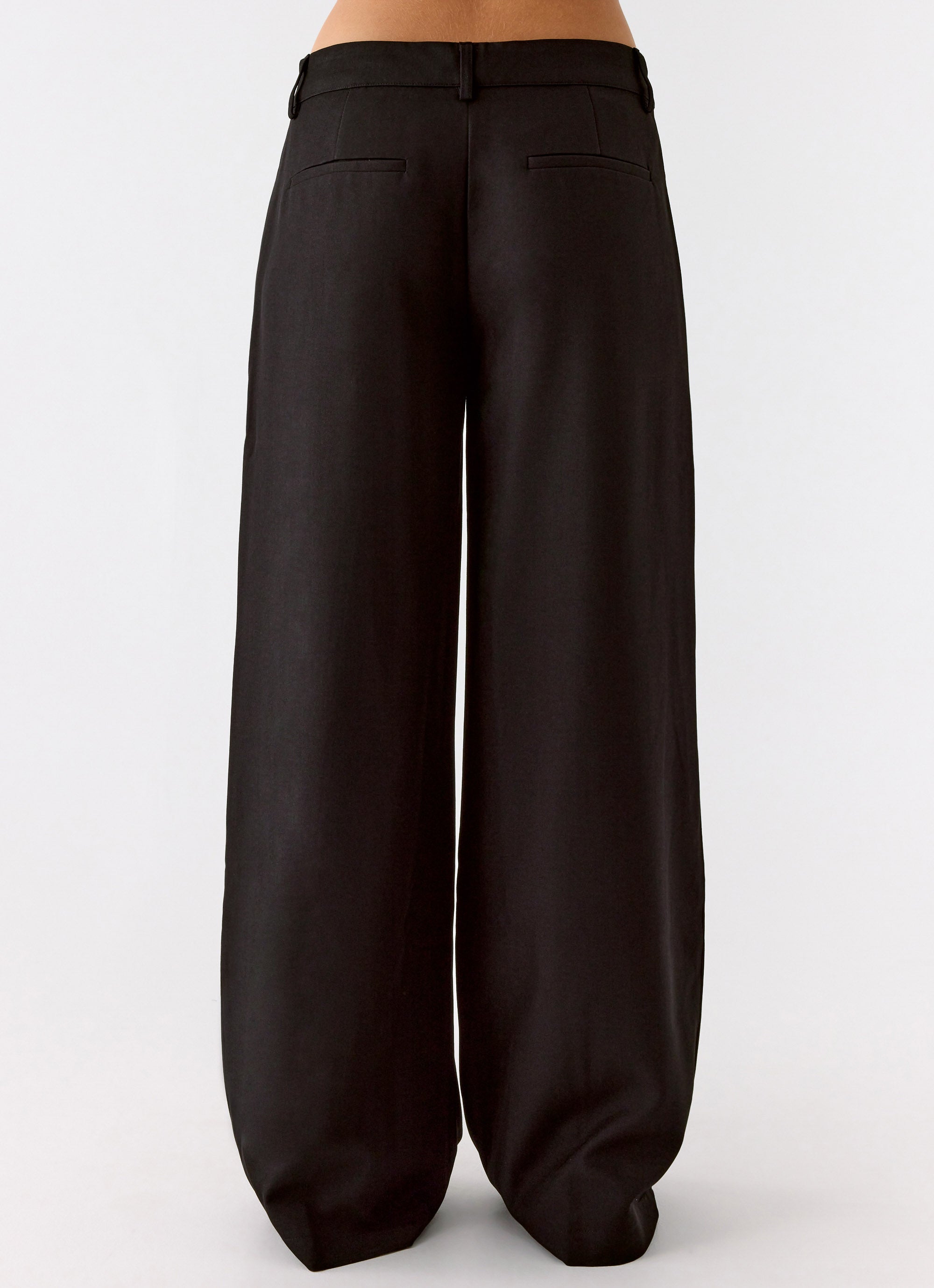 Samuel Low Rise Baggy Pants - Black