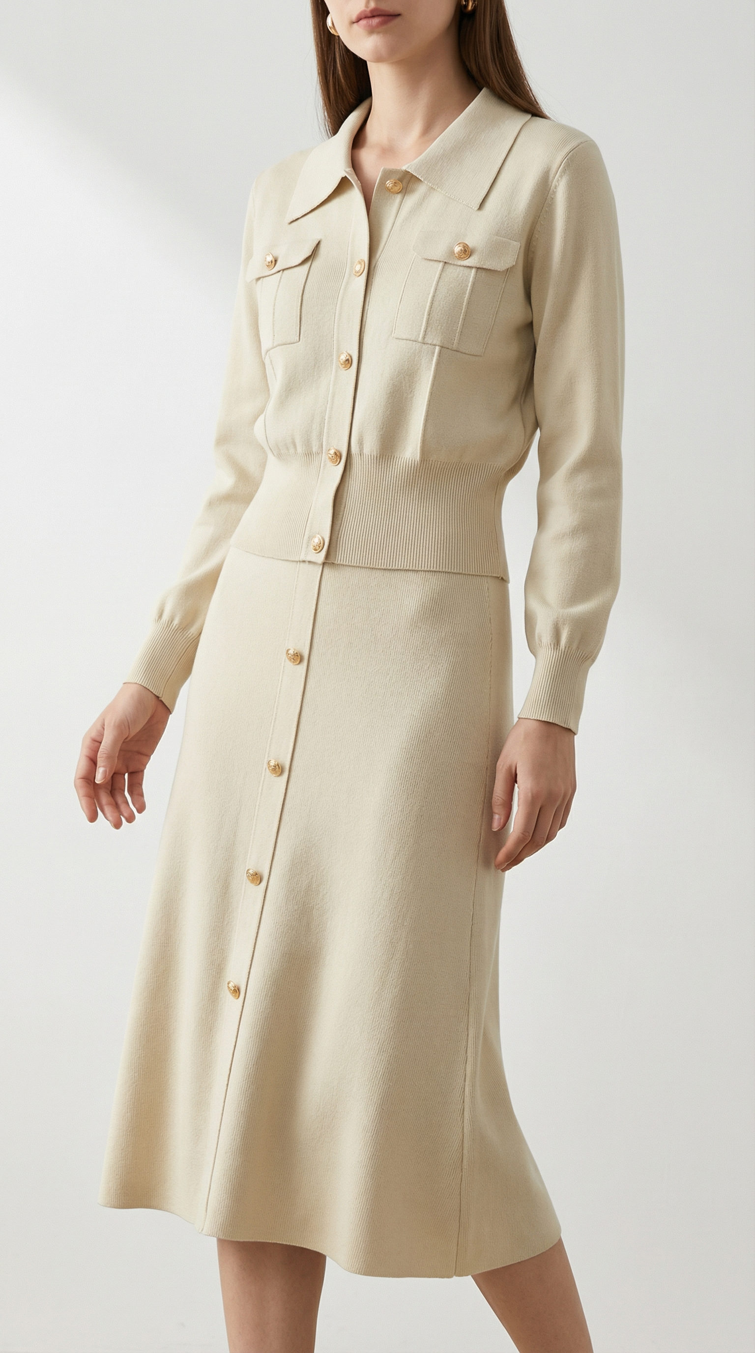 Amara Strick Blazer Rock Set