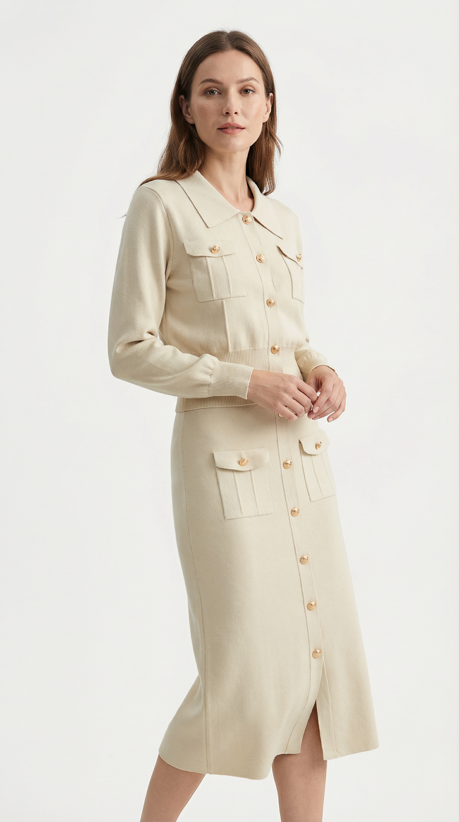 Amara Strick Blazer Rock Set