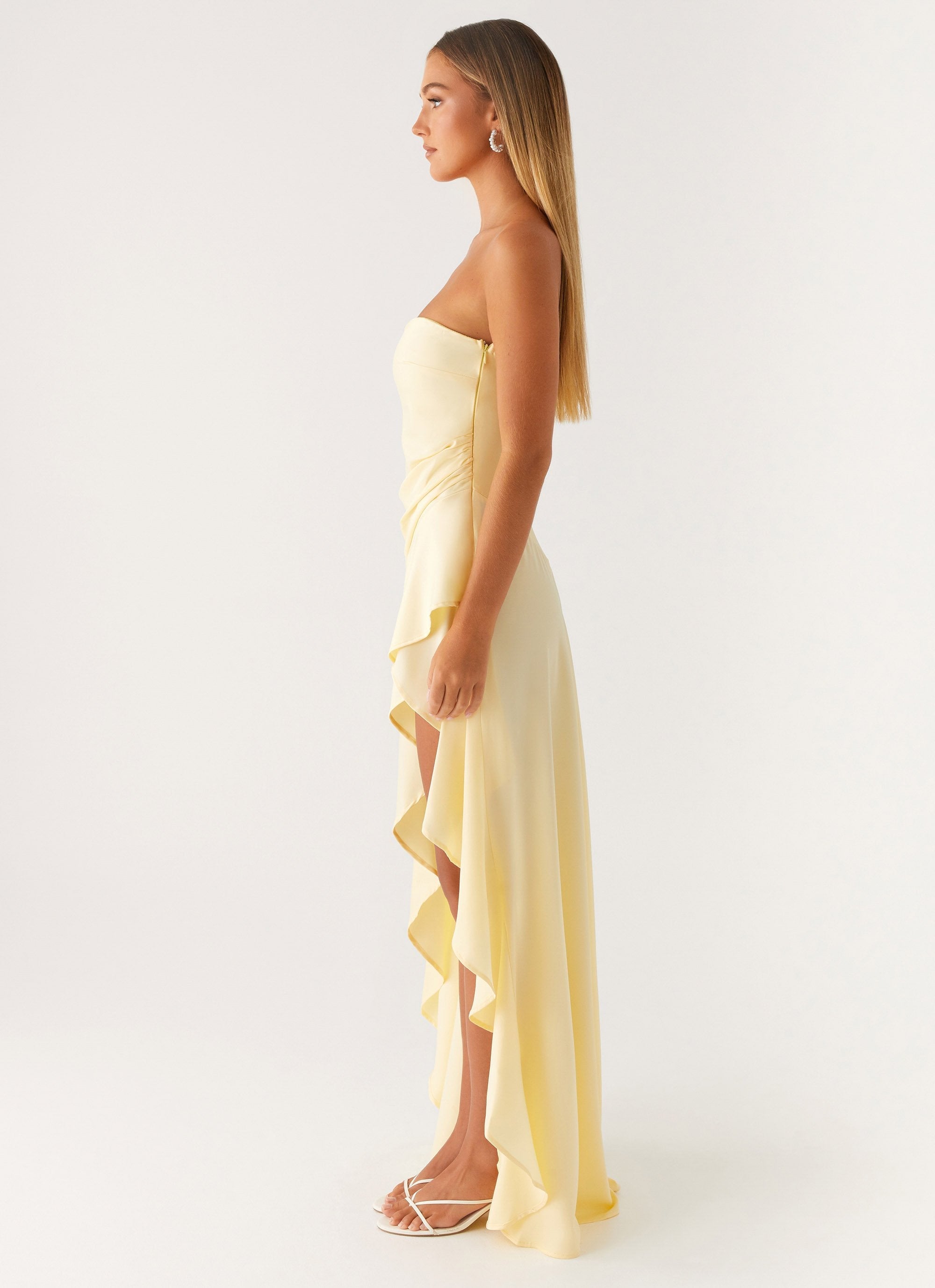 Caelia Maxi Dress in Buttercream