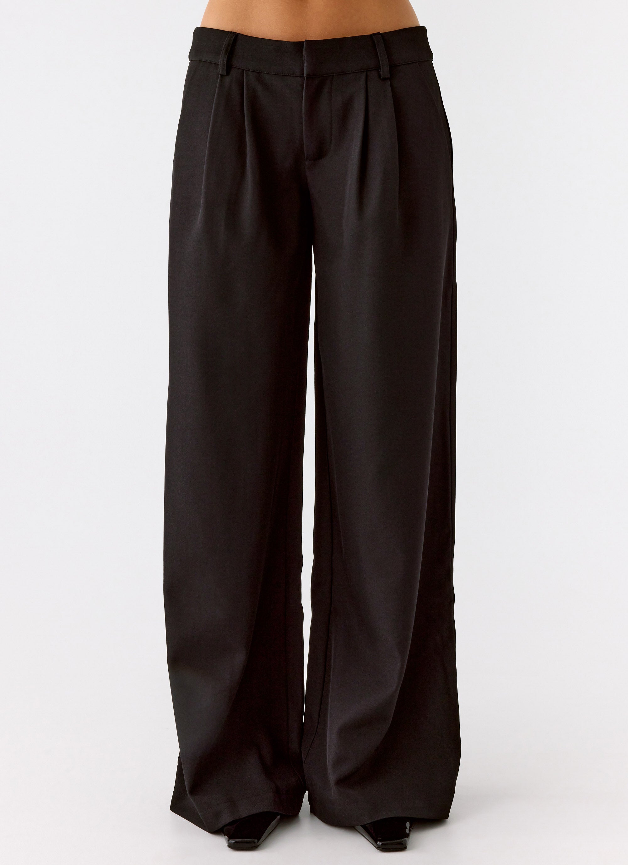 Samuel Low Rise Baggy Pants - Black